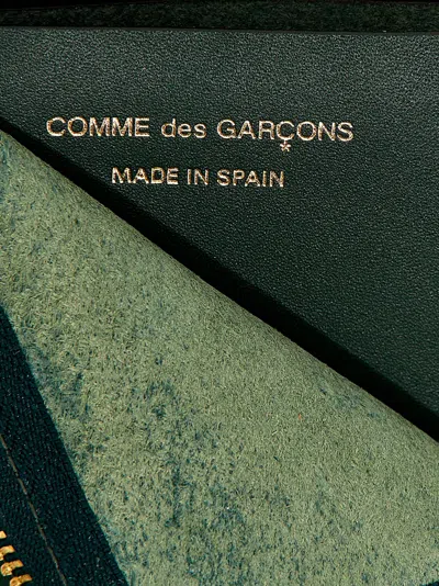 Comme Des Garçons Arecalf Wallet In Green