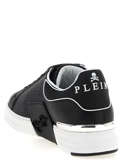 Philipp Plein Nappa Leather Sneakers Low Top Hexagon In Multi