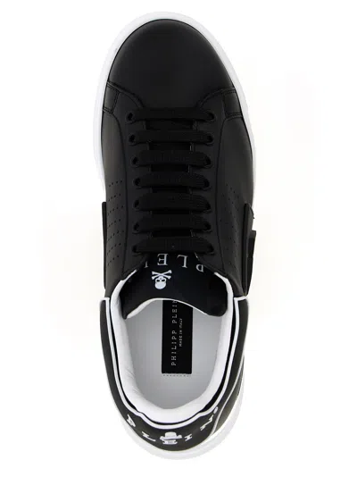 Philipp Plein Nappa Leather Sneakers Low Top Hexagon In Multi