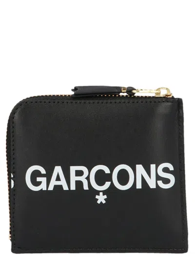 Comme Des Garçons Huge Logo Wallet In Black
