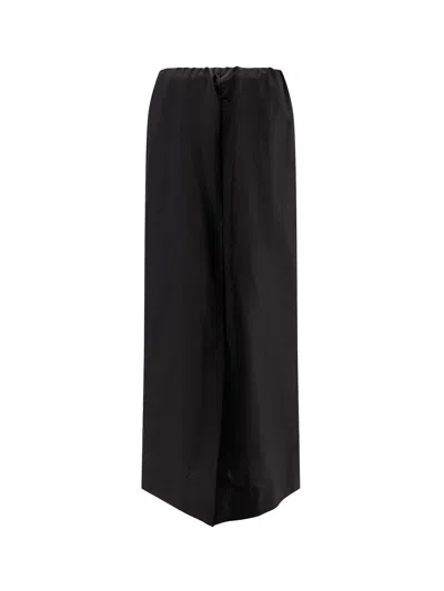 The Row Saul Cotton And Silk Long Skirt