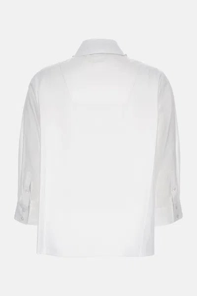Simone Rocha Lapel Shirt In White
