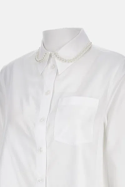 Simone Rocha Lapel Shirt In White