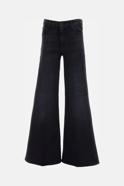 Mother The Roller Sneak Denim Jeans In Black