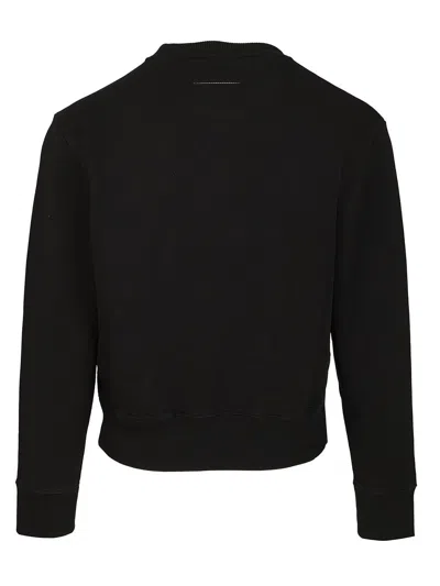 Mm6 Maison Margiela Sweatshirt With Numerical Graphics In Black