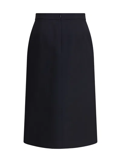 Valentino Garavani Women Skirt With Leather Details
