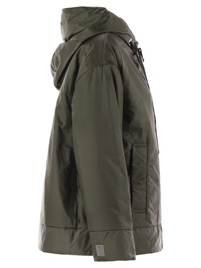 Max Mara The Cube Olive Green Polyester Daria Padded Jacket In Green