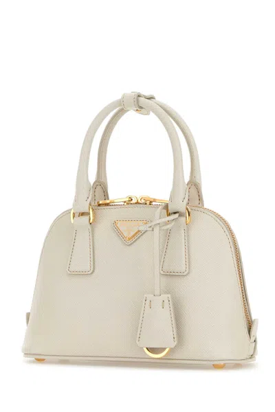 Prada White Leather Handbag