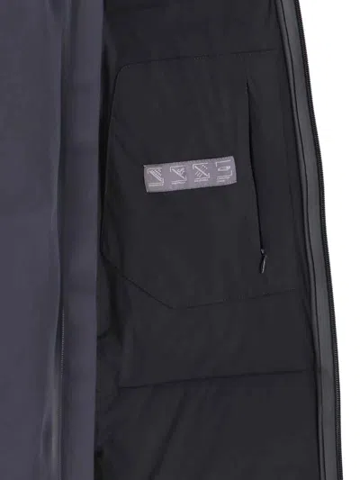 Herno Men Midi Hooded Down Jacket In Black