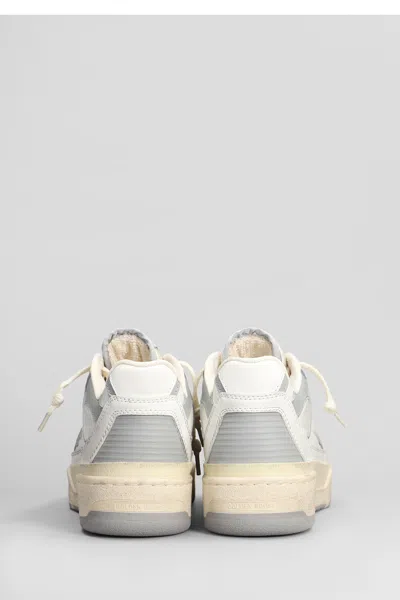 Golden Goose Forty 2 Sneakers In White Leather And Fabric
