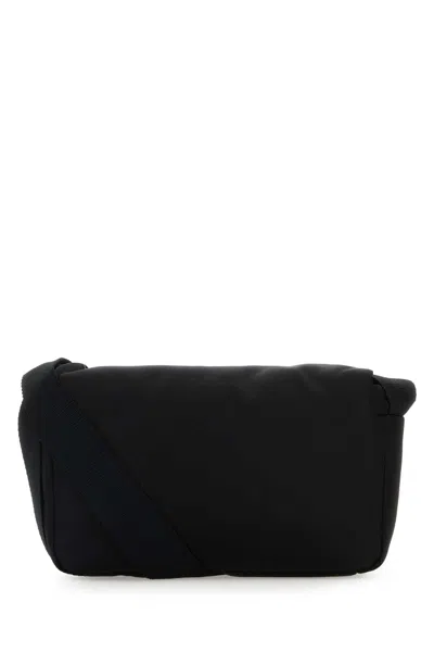Balenciaga Black Nylon Small Monaco Crossbody Bag In Black