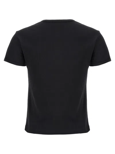 Diesel D Logo Regular Tee In Black