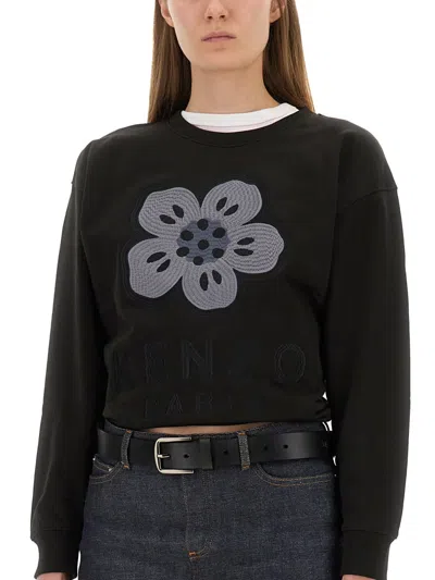 Kenzo Sweatshirt With Boke Flower Embroidery