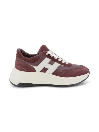 Hogan Suede And Technical Fabric Hyperlight Sneakers