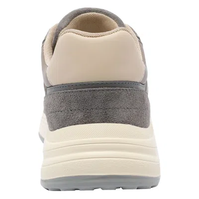 Hogan Perforated Lightweight Sneakers Rubber Sole In Gray