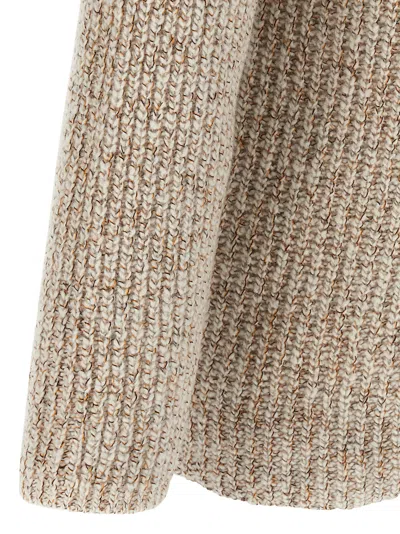 Brunello Cucinelli Cardigan À Double Boutonnage In Nude