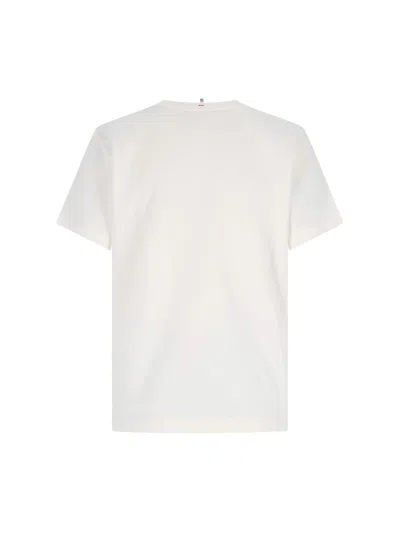 Moncler Logo-print Short-sleeve T-shirt In White