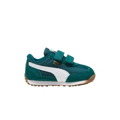 Pre-owned Puma Easy Rider Vintage Toddler 'dark Myrtle' | Green | Infant Size 10