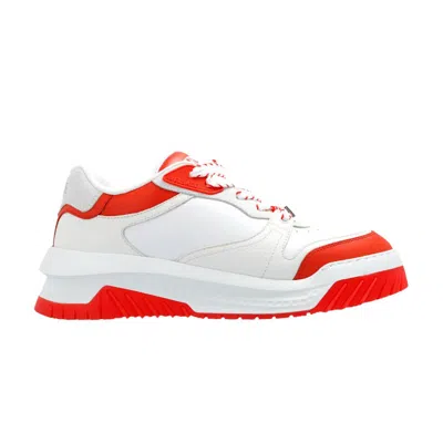 Pre-owned Versace Greca Odissea Sneaker 'white Palladium' | Men's Size 42.5