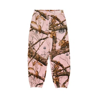 Pre-owned Pleasures Realtree Velour Track Pants 'pink Camo' | Men's Size Xxl