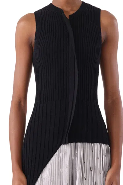 Jason Wu Rib Knit Asymmetrical Sweater Vest