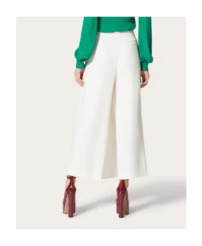 Valentino Cropped Wide-leg Trousers