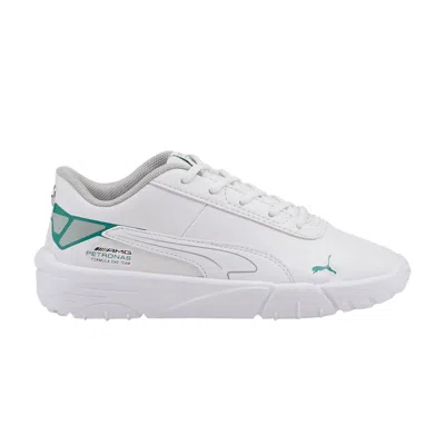 Pre-owned Puma Mercedes-amg Petronas F1 X Drift Cat Delta 5 Little Kid 'white Spectra Green' | Kid's Size 2.5