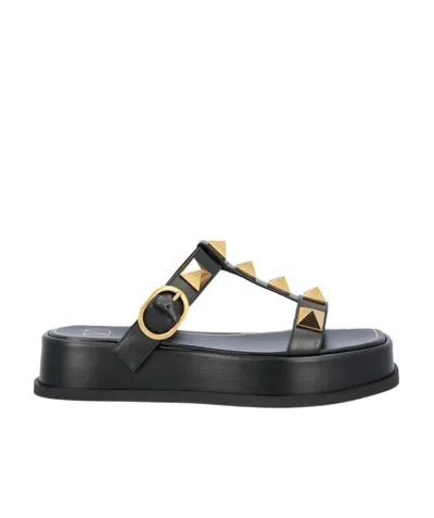 Valentino Roman Stud Slide Sandals