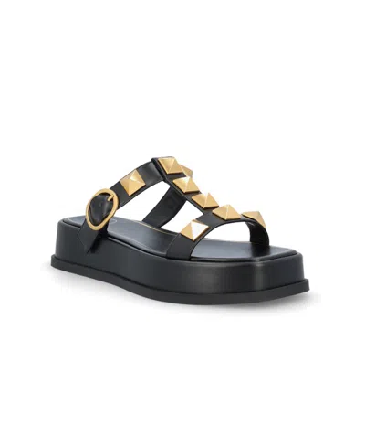 Valentino Roman Stud Slide Sandals