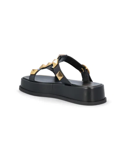 Valentino Roman Stud Slide Sandals