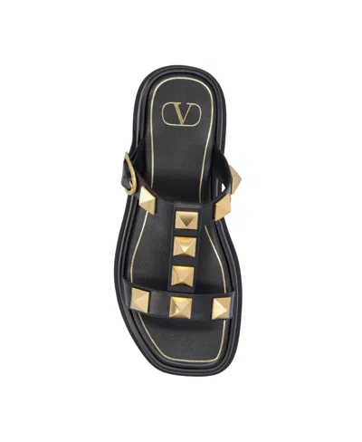Valentino Roman Stud Slide Sandals
