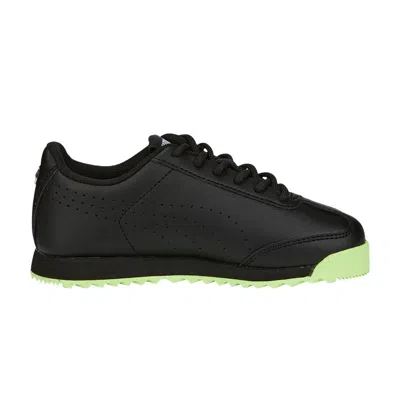 Pre-owned Puma Mercedes-amg Petronas F1 X Roma Perforated Little Kid 'black Fizzy Apple' | Kid's Size 2.5