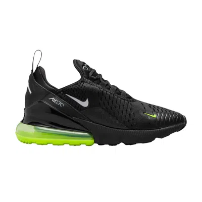 Pre-owned Nike Air Max 270 Gs 'black Cool Grey Volt' | Kid's Size 3.5