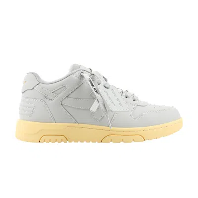 Pre-owned Off-white Wmns Out Of Office 'light Grey Yellow' | Women's Size 36.5