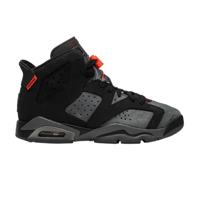 Pre-owned Air Jordan Paris Saint-germain X  6 Retro Bg 'iron Grey' | Kid's Size 4.5 In Gray
