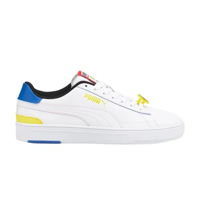 Pre-owned Puma Smileyworld X Serve Pro Big Kid 'white Vibrant Yellow' | Kid's Size 5.5