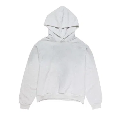 Pre-owned Acne Studios Logo Hooded Sweater 'pale Grey Melange' | Men's Size M In Gray