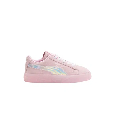 Pre-owned Puma L.o.l. Surprise! X Suede Infant 'kitty Queen' | Pink | Infant Size 4