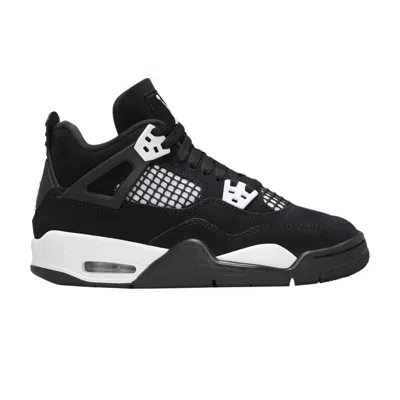 Pre-owned Air Jordan 4 Retro Gs 'white Thunder' | Black | Kid's Size 4