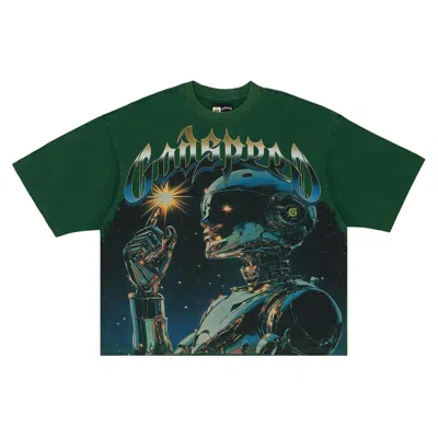 Pre-owned Godspeed Sputnik Moment T-shirt 'hunter Green' | Men's Size M