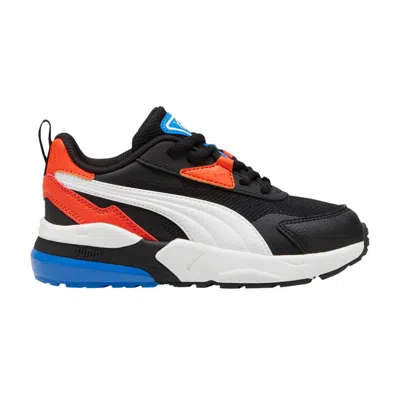 Pre-owned Puma Vis2k Little Kid 'black Redmazing Blue' | Kid's Size 3.5