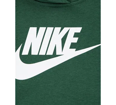 Nike Little Boys Club Fleece 2-pc. Logo Hoodie & Sweatpants Set In Green