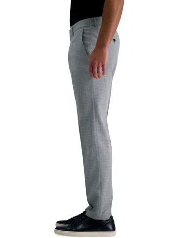 Kenneth Cole Reaction Men's Slim-fit Stretch Check Dress Pants In Gray