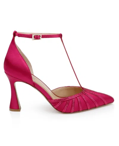 Jewel Badgley Mischka Women's Faithlyn Evening T-strap Pumps