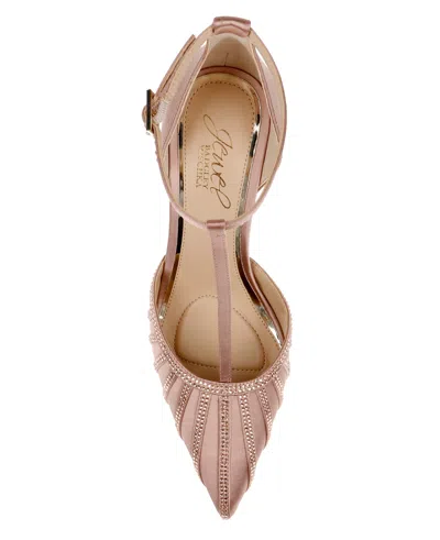 Jewel Badgley Mischka Women's Faithlyn Evening T-strap Pumps