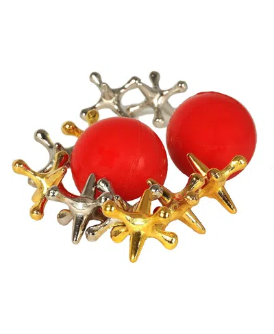 We Games Metal Jacks In A Cotton Canvas Bag