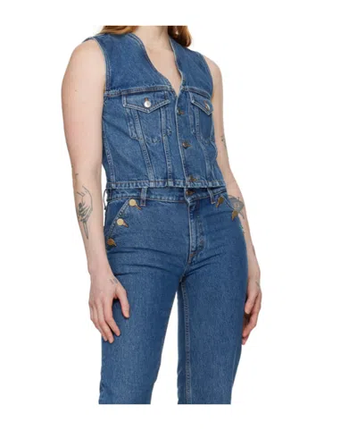 Filippa K Fitted Denim Vest