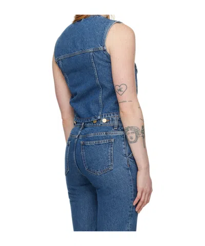 Filippa K Fitted Denim Vest