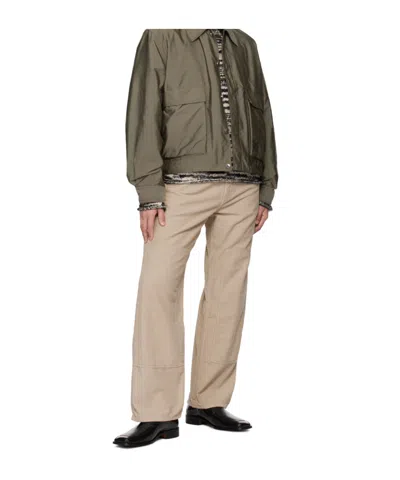 Filippa K Taupe Relaxed-fit Trousers