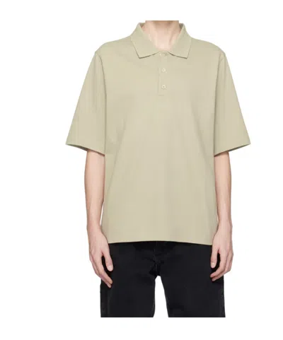 Filippa K Taupe Boxy Polo In Neutral